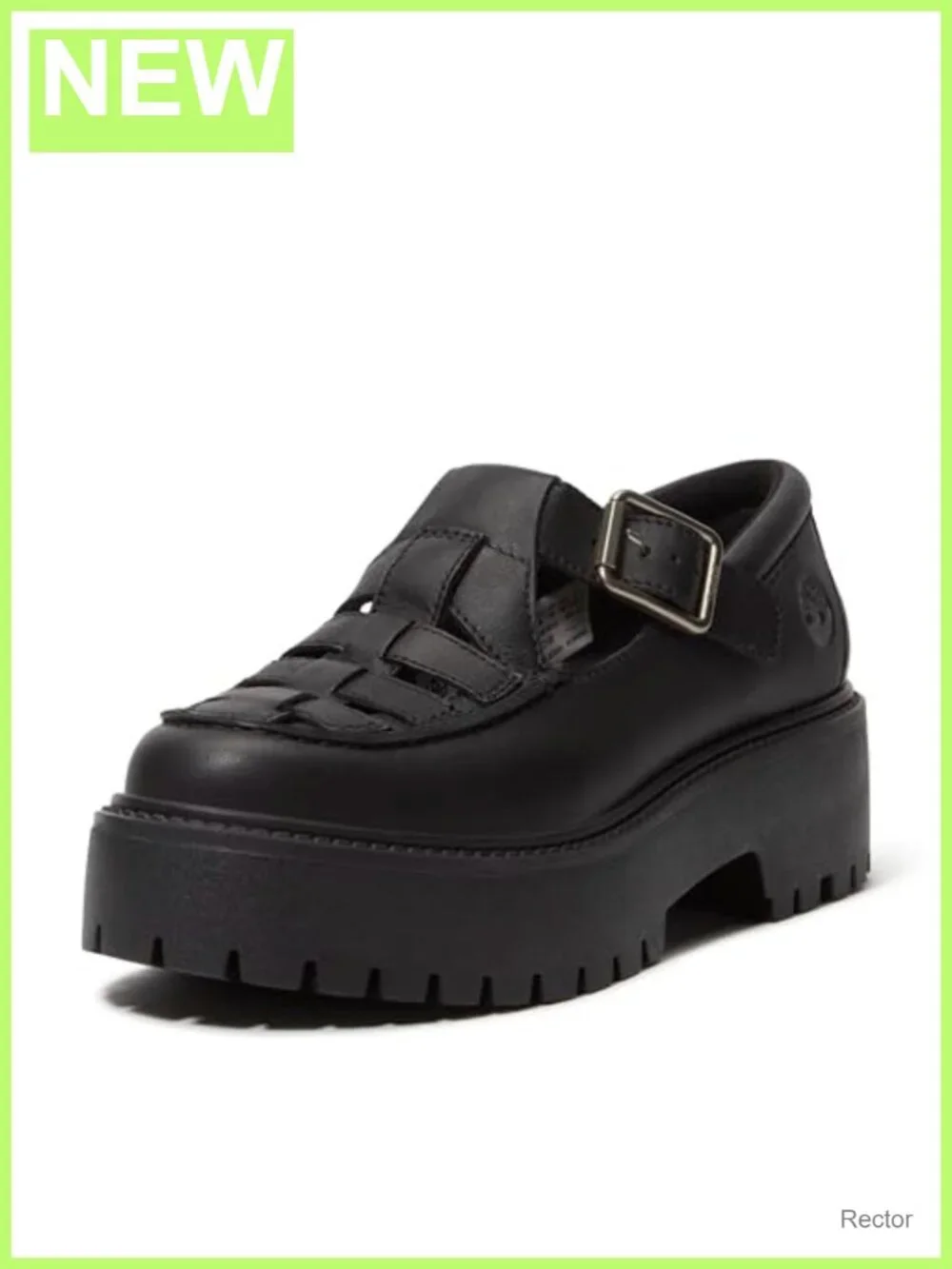 Platform Loafer Leather Cushioned OrthoLite